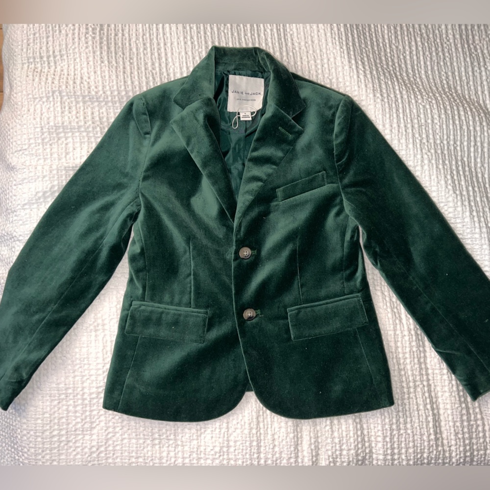 Janie and Jack green blazer